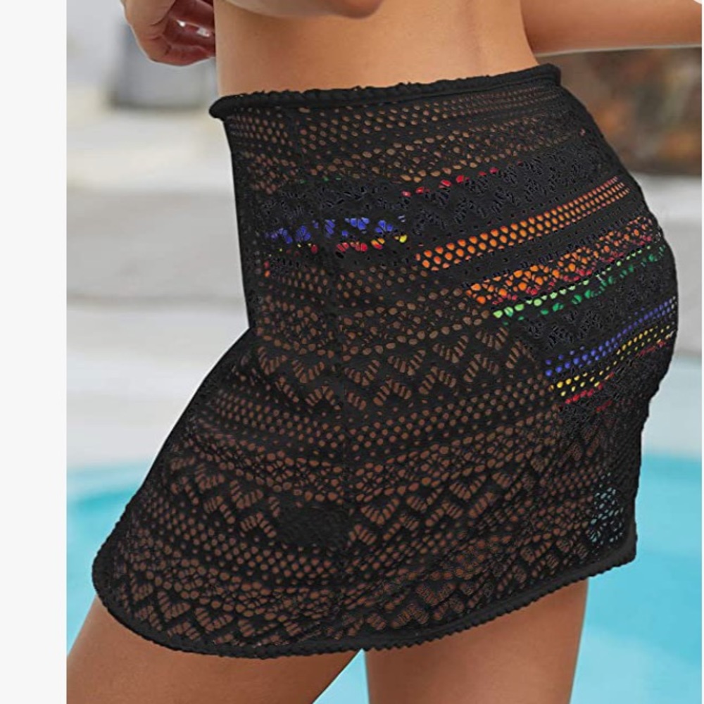 NWOT Lace wrap cover up skirt - Picture 4 of 7